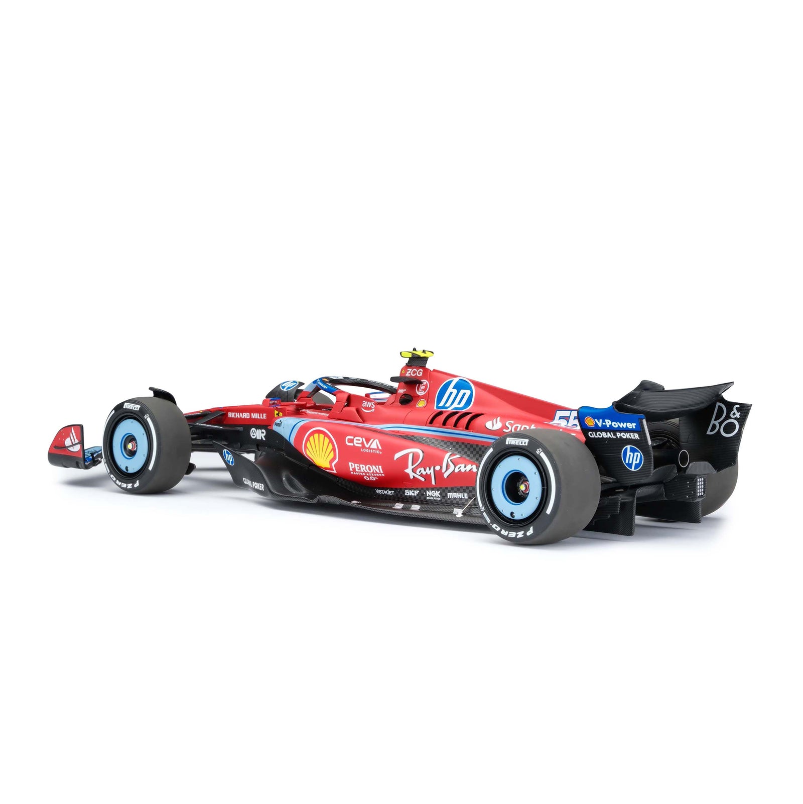 Carlos Sainz 2024 Ferrari SF-24 1:18 Scale Model Miami GP Edition