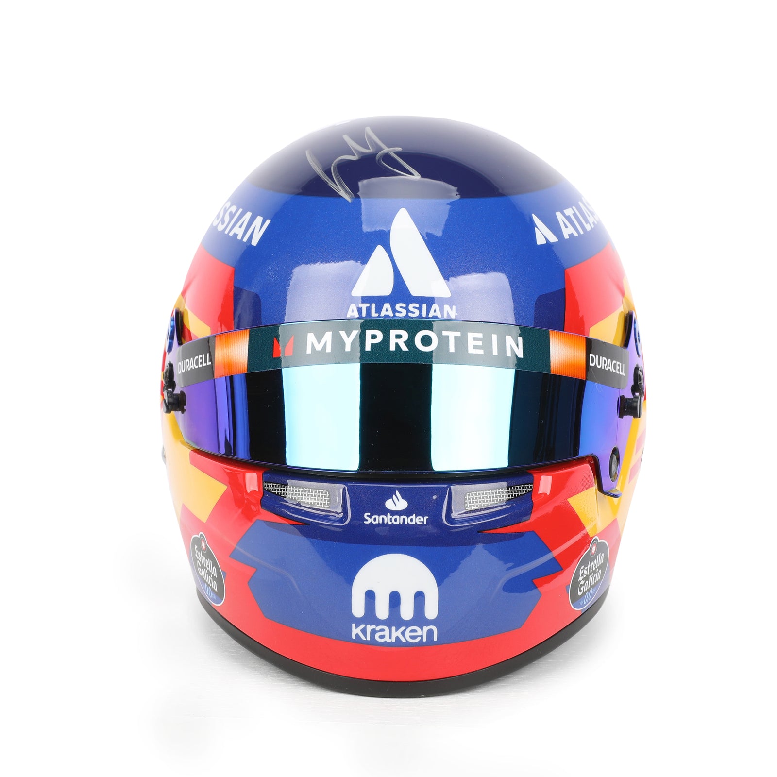 Carlos Sainz 2025 Signed 1:2 Scale Helmet