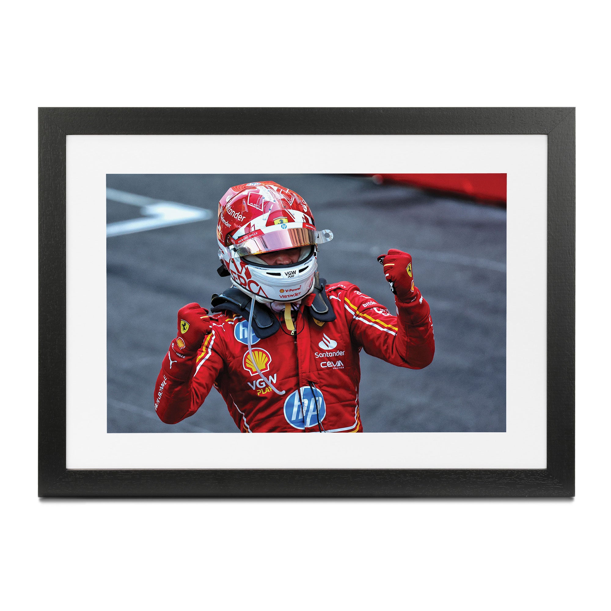 Charles Leclerc 2024 Scuderia Ferrari Print - Monaco GP