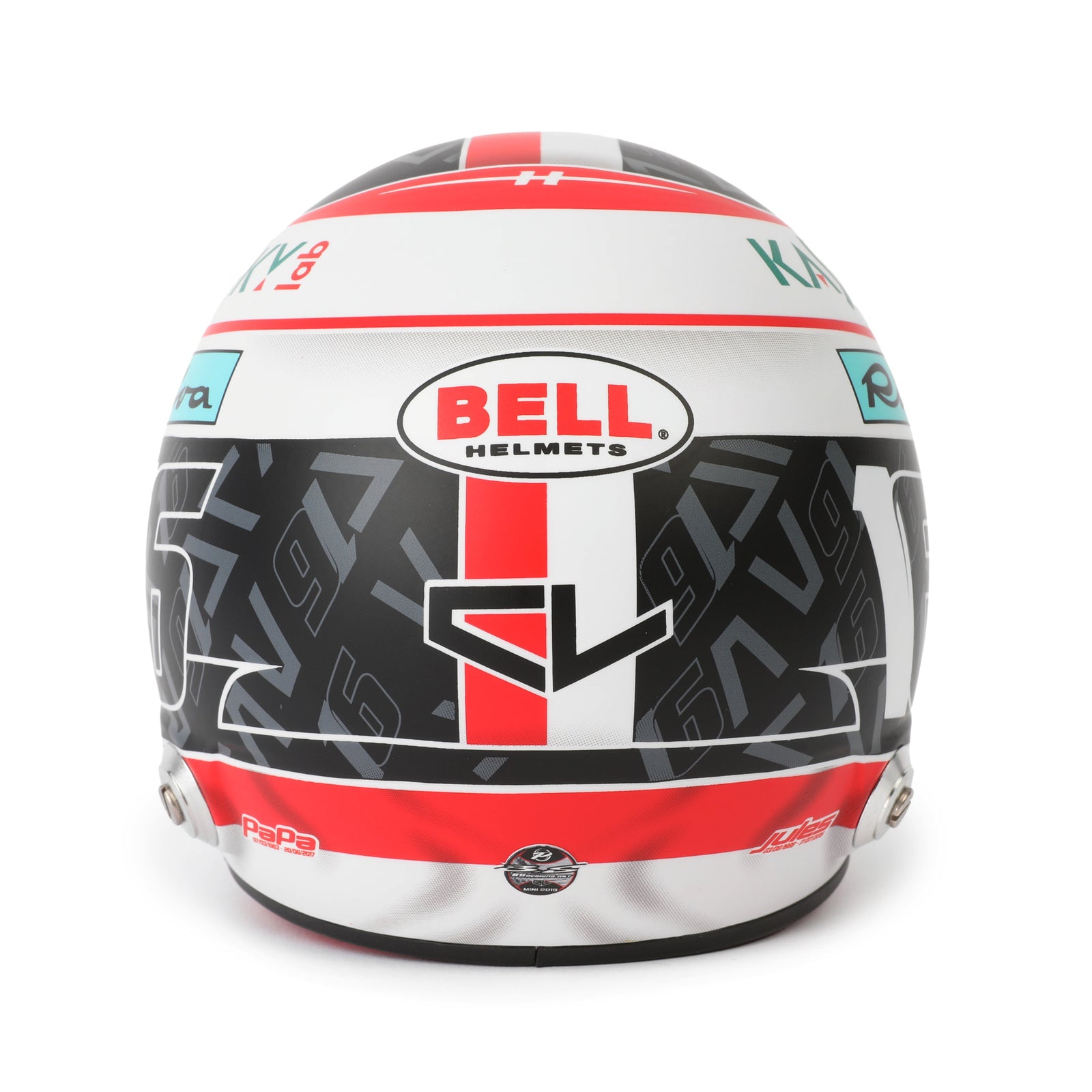 LOT 278 - Charles Leclerc 2019 1:2 Signed Mini Helmet