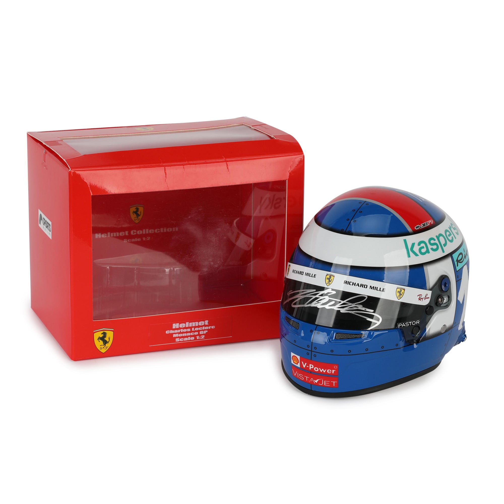 Charles Leclerc 2021 Signed Scuderia-Ferrari 1:2 Scale