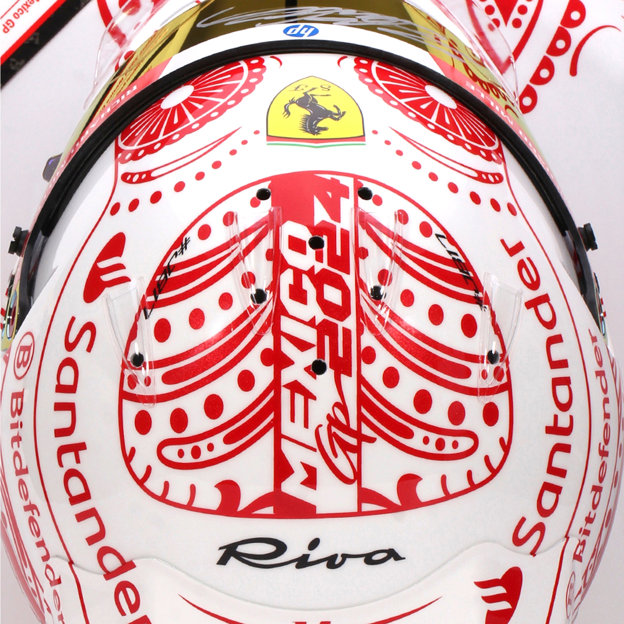 Charles Leclerc 2024 Mexican GP 1:1 Signed Helmet