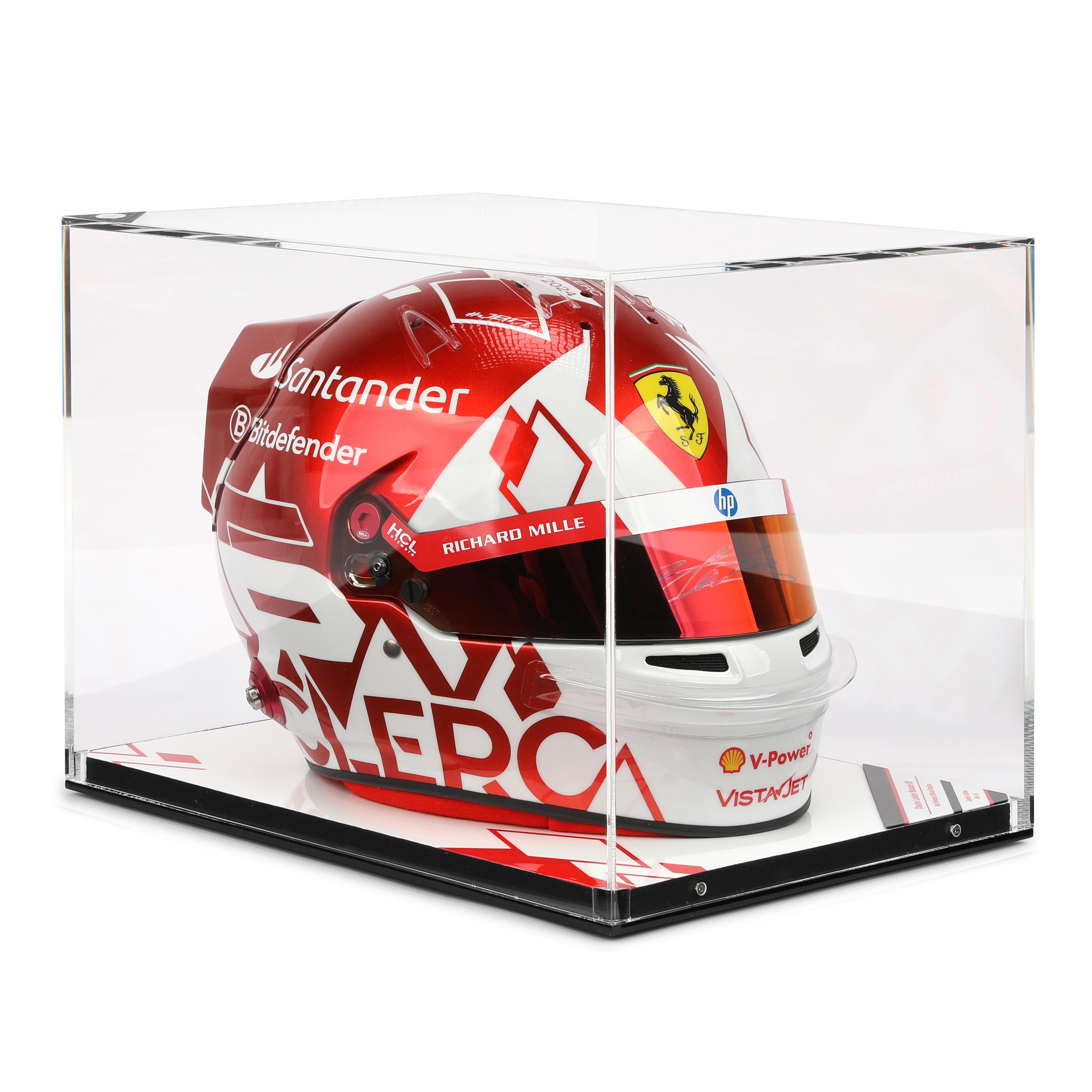 Charles Leclerc 2024 Monaco Grand Prix Signed Official Replica Helmet