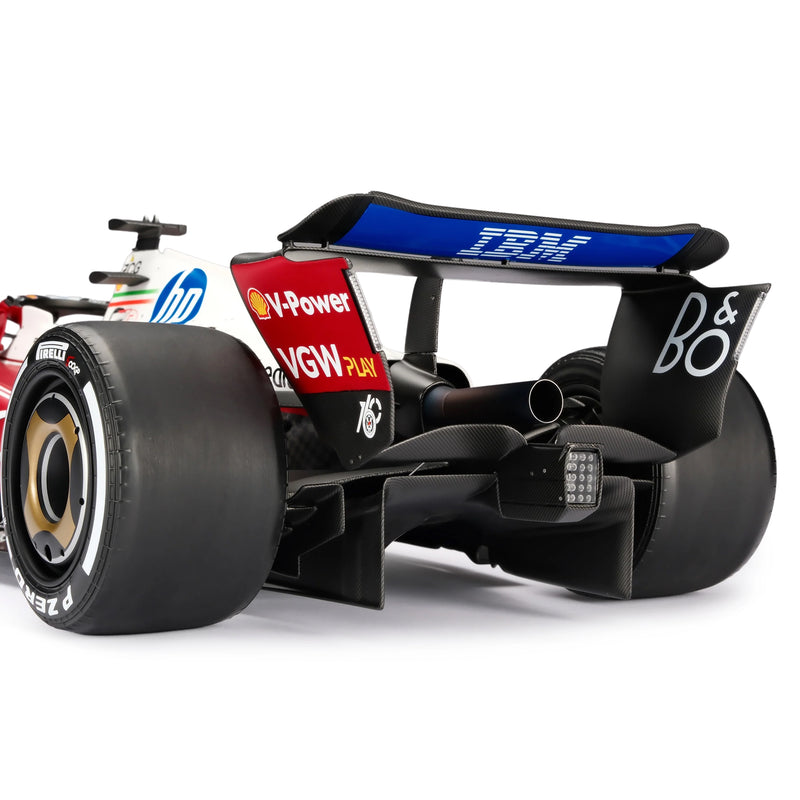 Charles Leclerc 2025 Ferrari SF-25 1:8 Scale Model - Italian GP Amalgam Collection