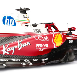 Charles Leclerc 2025 Ferrari SF-25 1:8 Scale Model - Italian GP Amalgam Collection