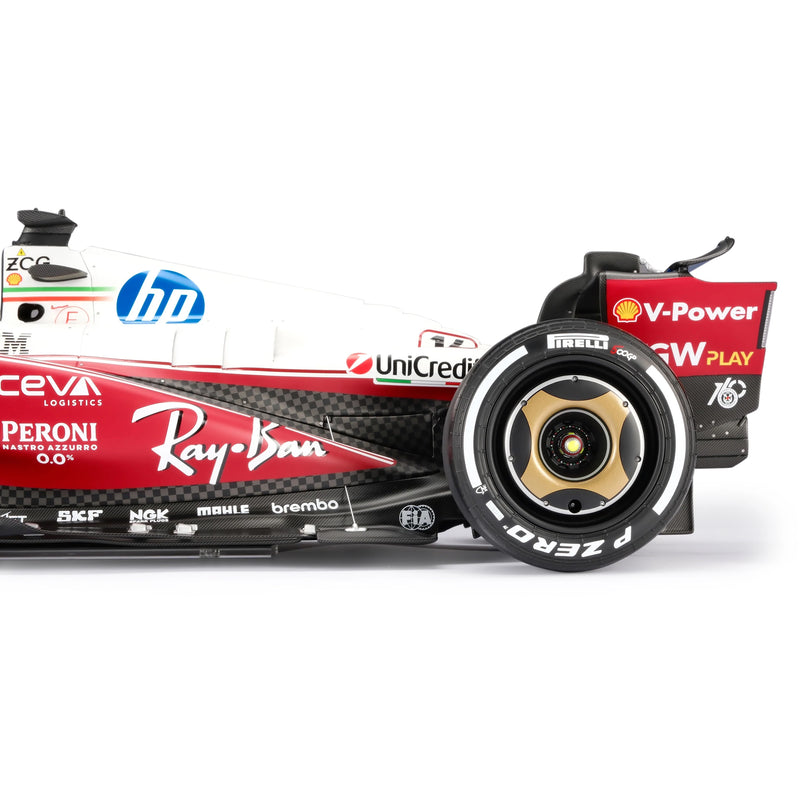 Charles Leclerc 2025 Ferrari SF-25 1:8 Scale Model - Italian GP Amalgam Collection