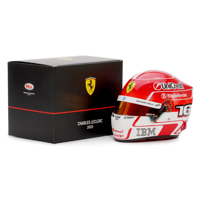 Charles Leclerc 2025 Season Ferrari 1:2 Scale Helmet