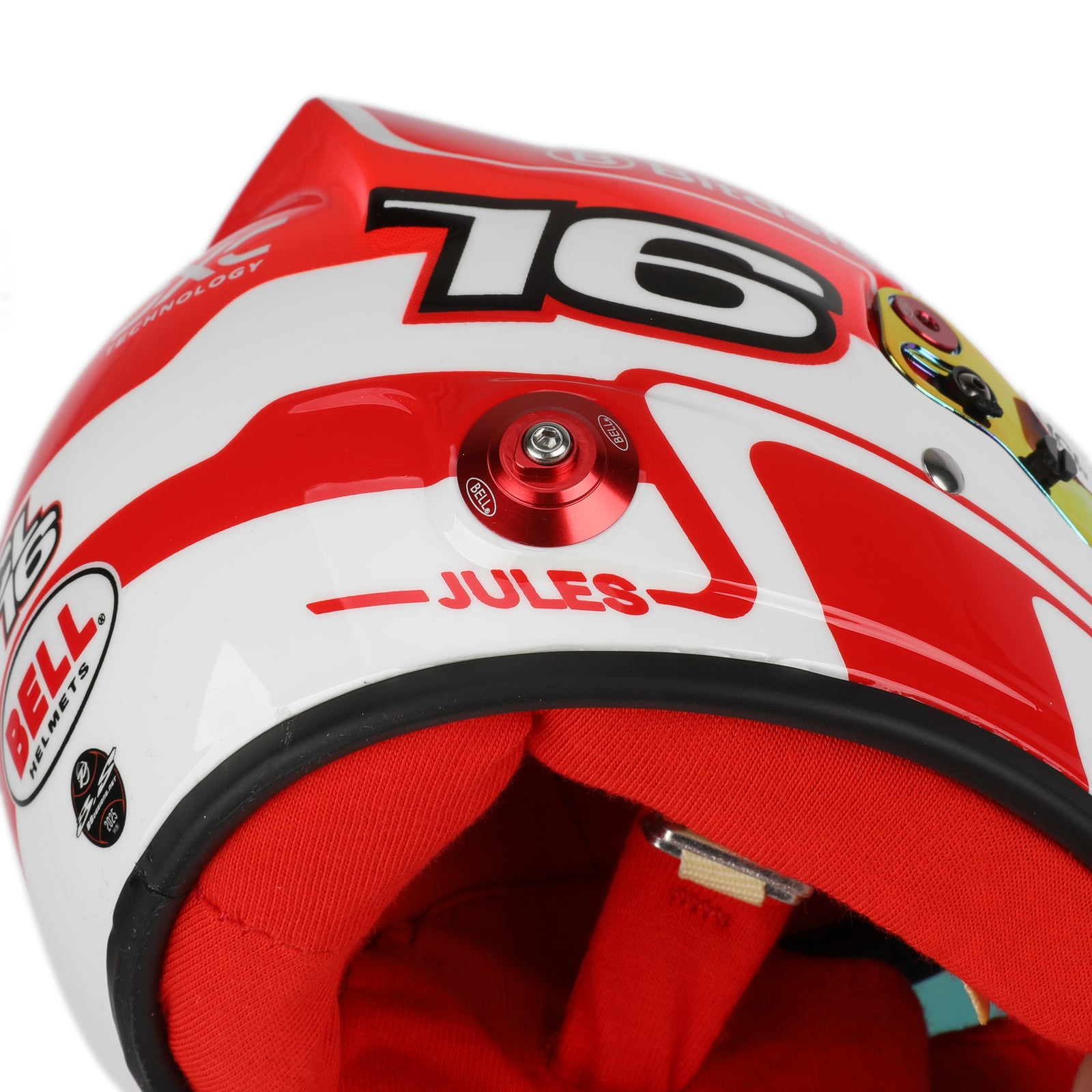 Charles Leclerc 2025 Season Ferrari 1:2 Scale Helmet