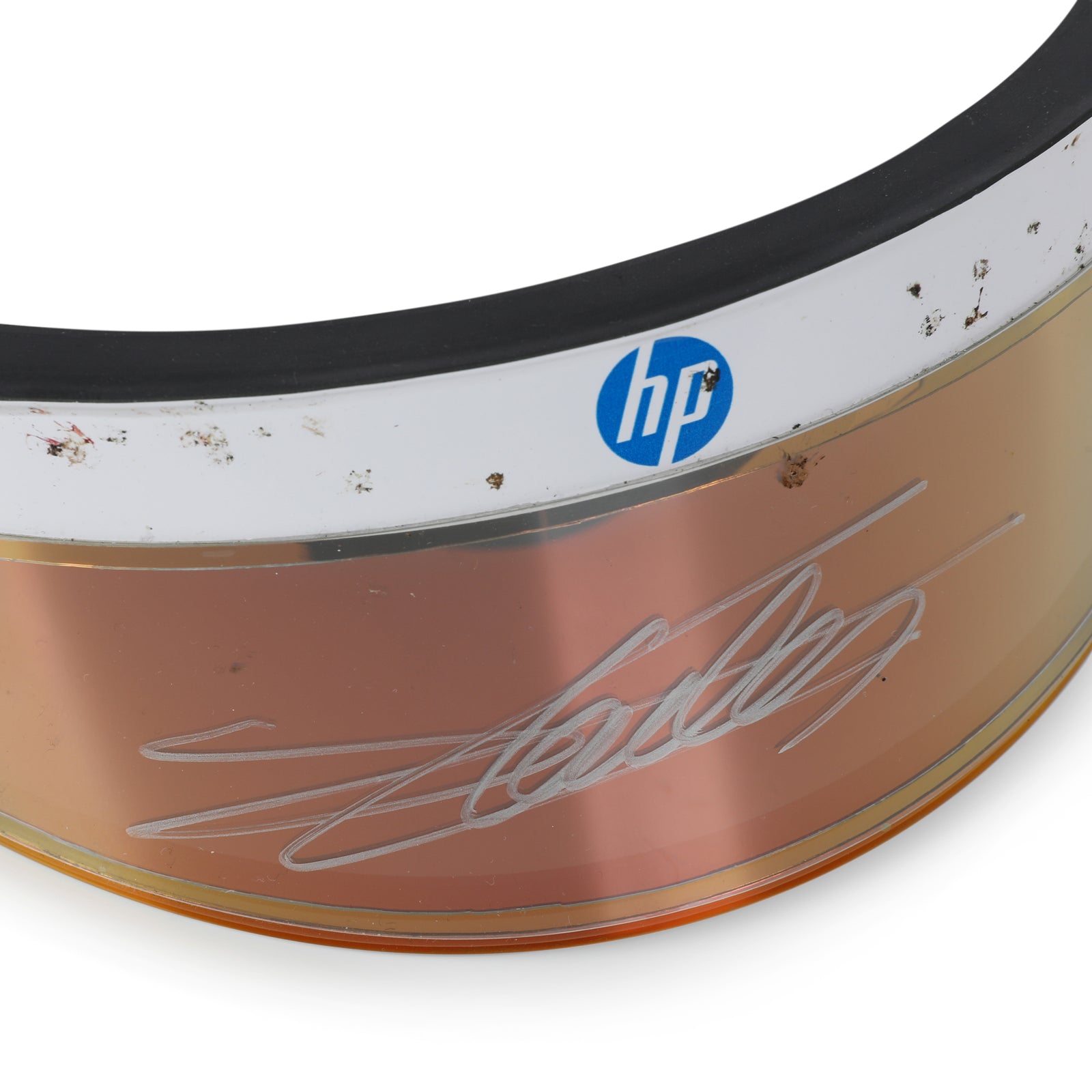 LOT 646 - Charles Leclerc 2025 Ferrari Visor – Used Signed