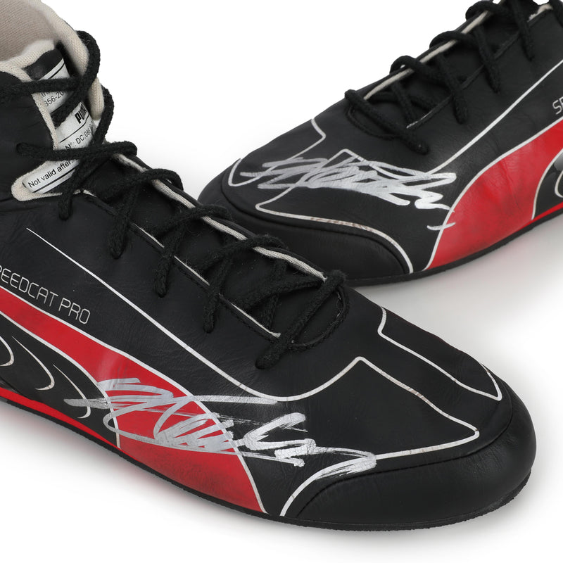 Charles Leclerc 2022 Signed Race Used Scuderia-Ferrari Boots