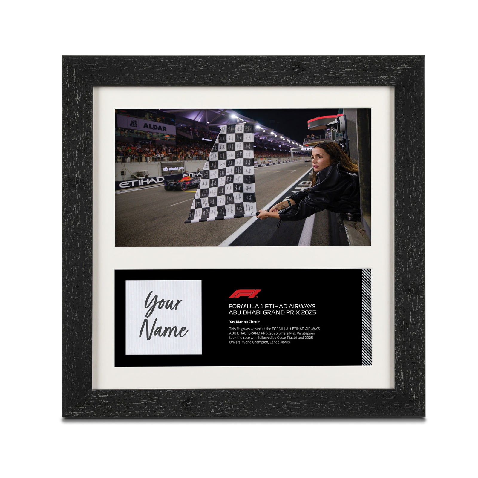 Own the Chequered Flag -  2025 Abu Dhabi Grand Prix