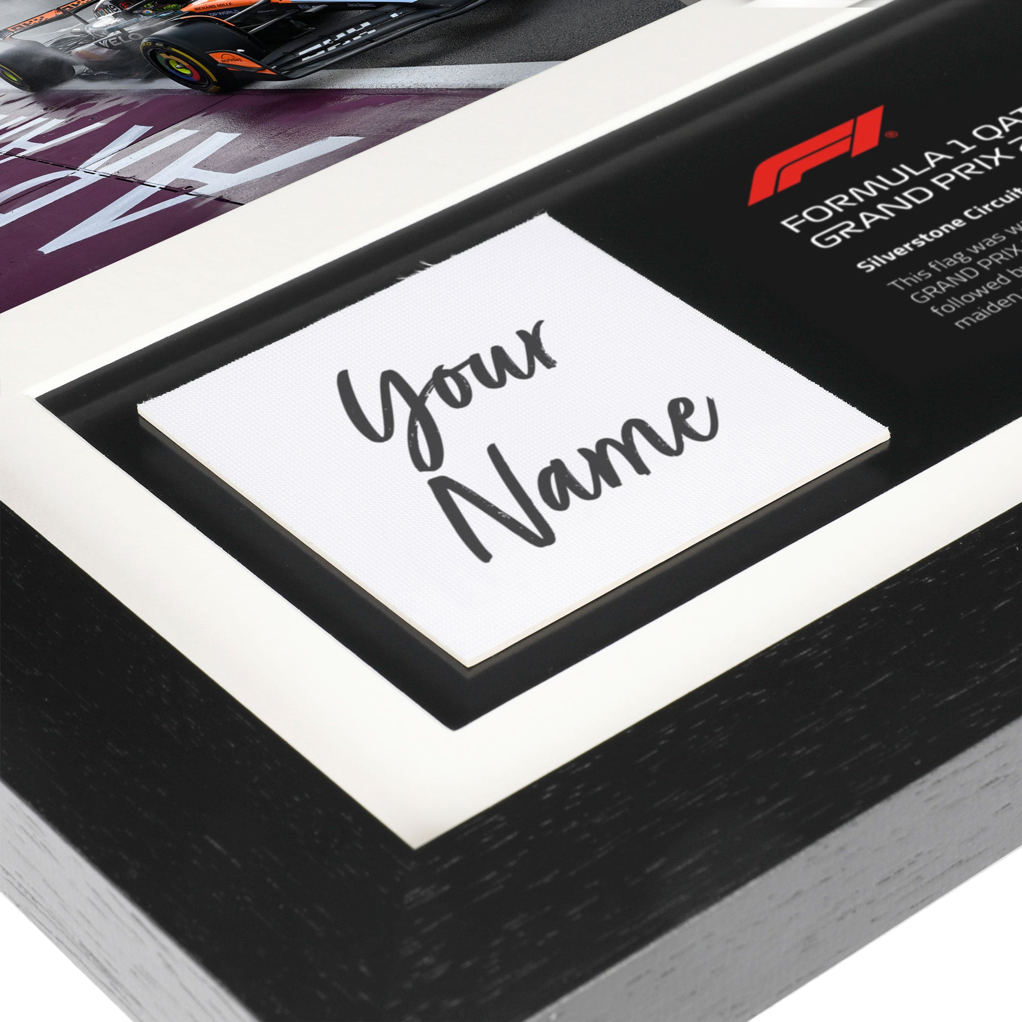 Own the Chequered Flag - 2025 British Grand Prix – F1 Authentics