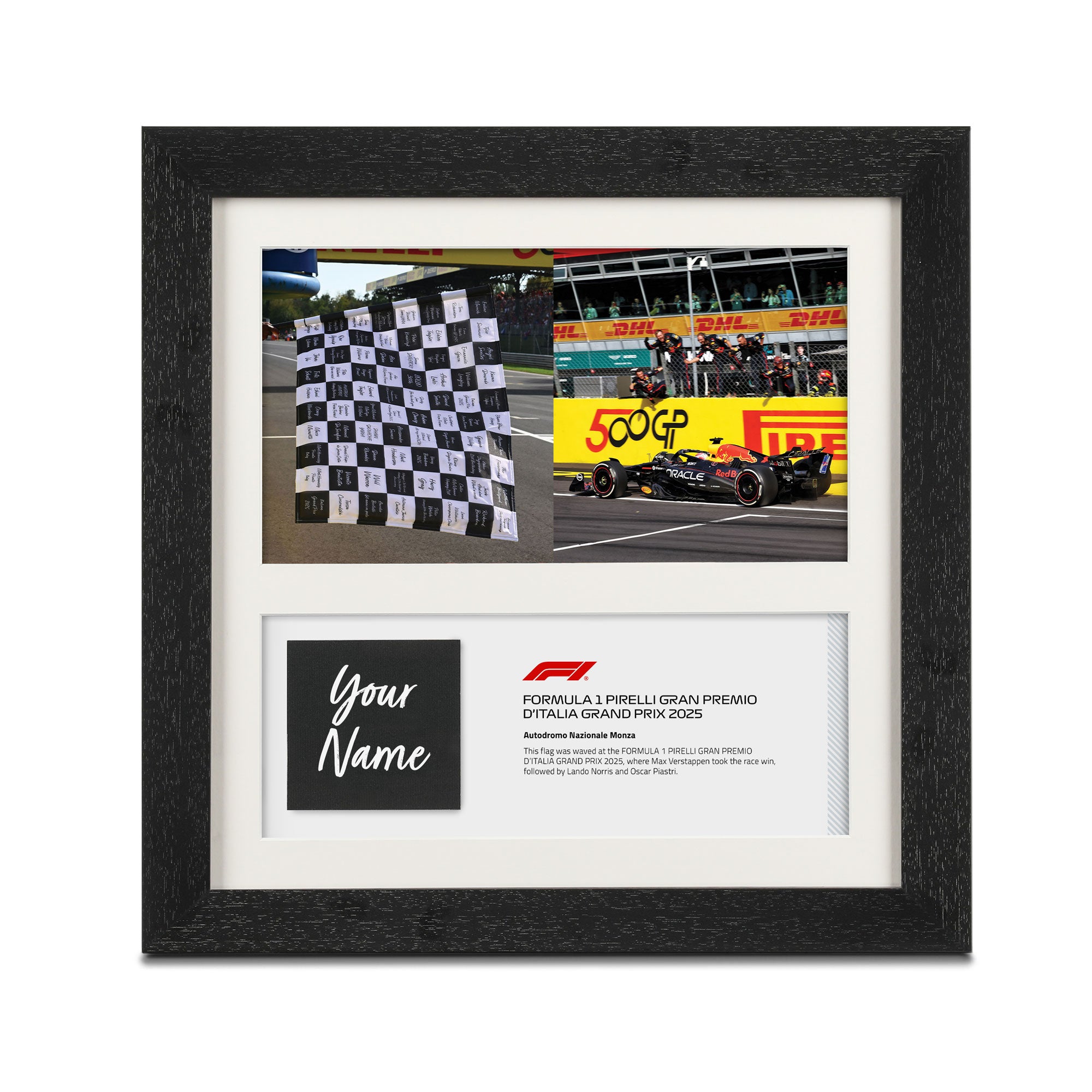 Own the Chequered Flag - 2025 Italian Grand Prix – F1 Authentics