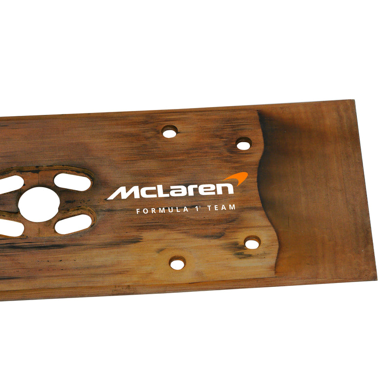 Oscar Piastri 2025 McLaren F1 Team Sprint Race Used Rear Skid Plank Wall Art - Chinese GP