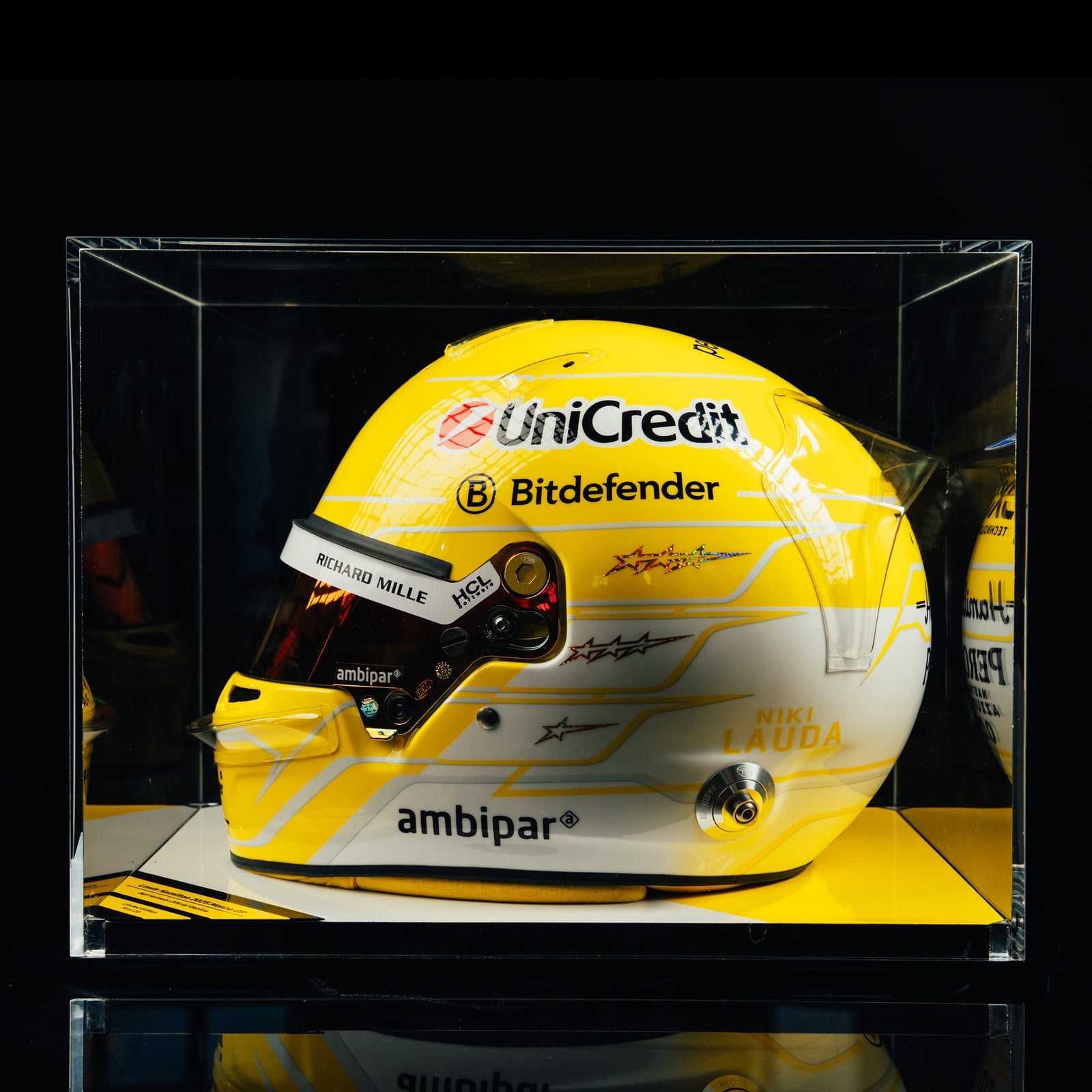 Lewis Hamilton 2025 Ferrari 1:1 Bell Replica Signed Helmet – Italy GP