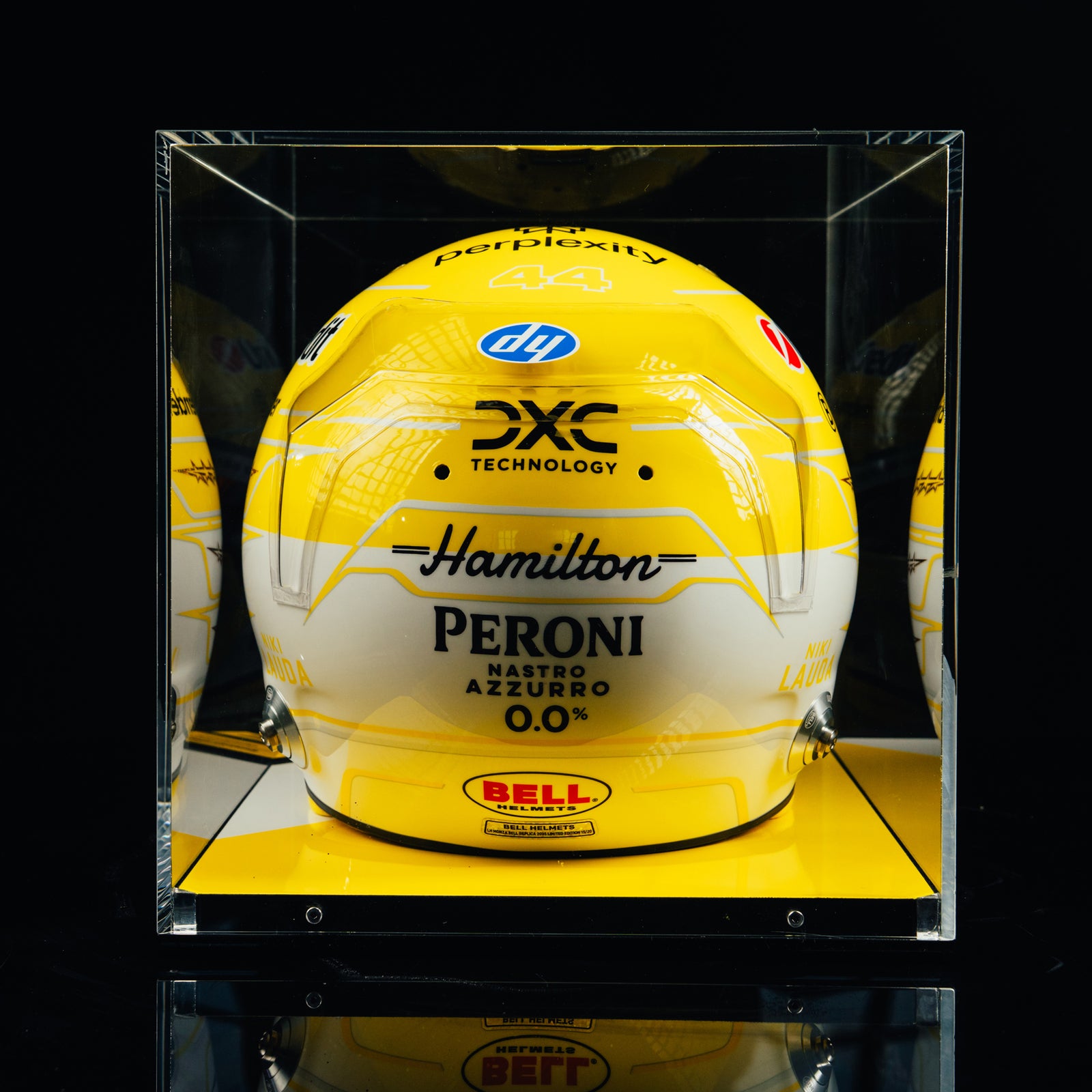 Lewis Hamilton 2025 Ferrari 1:1 Bell Replica Signed Helmet – Italy GP