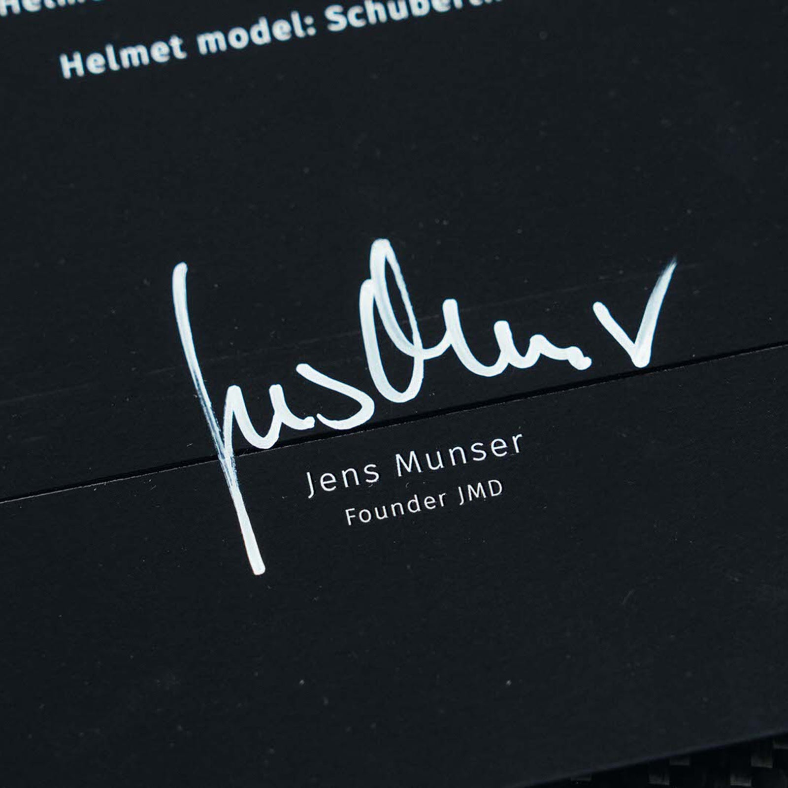 Season Launch LOT 043 – Michael Schumacher 2012 Motorcycle Helmet - Signed COA