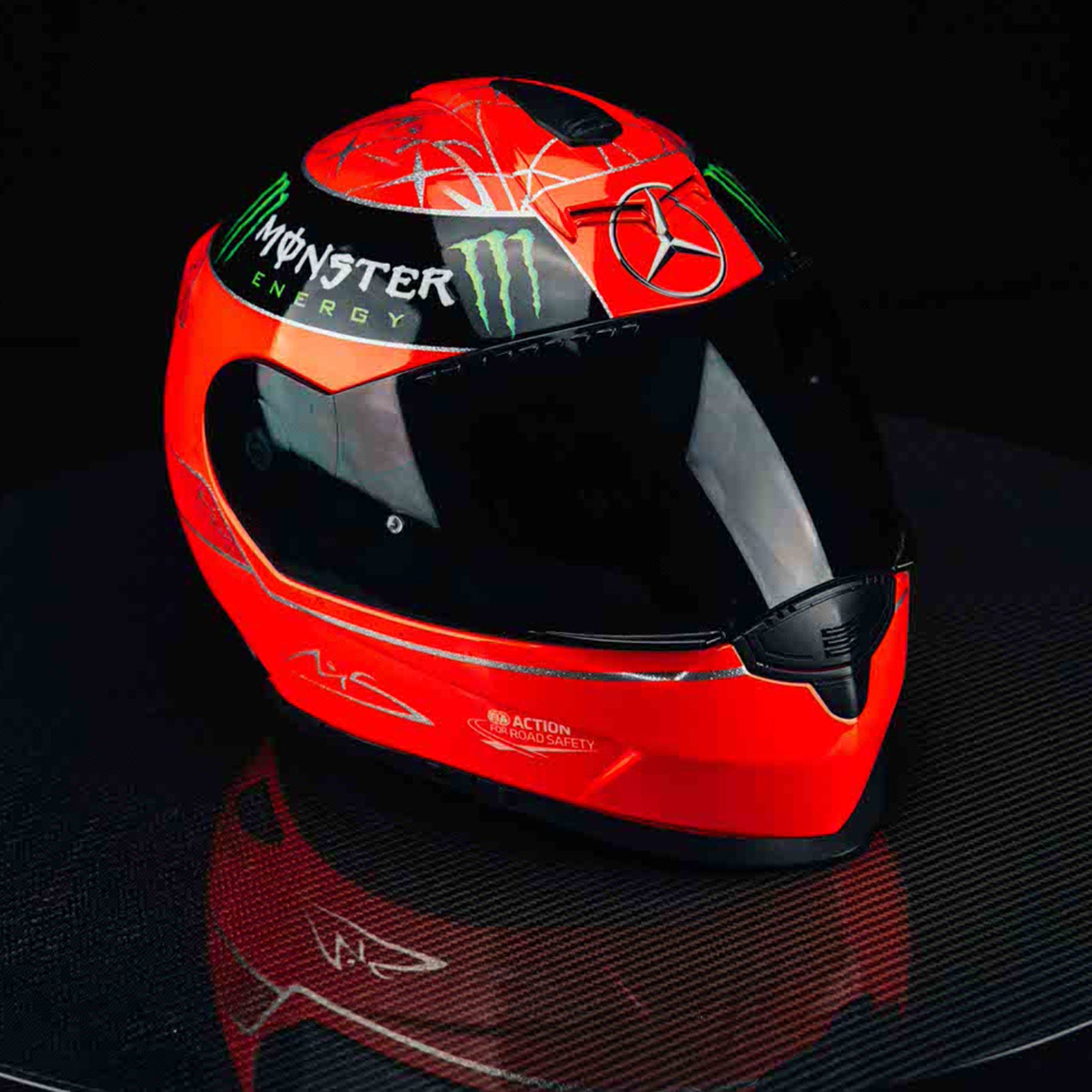 Season Launch LOT 043 – Michael Schumacher 2012 Motorcycle Helmet - Signed COA
