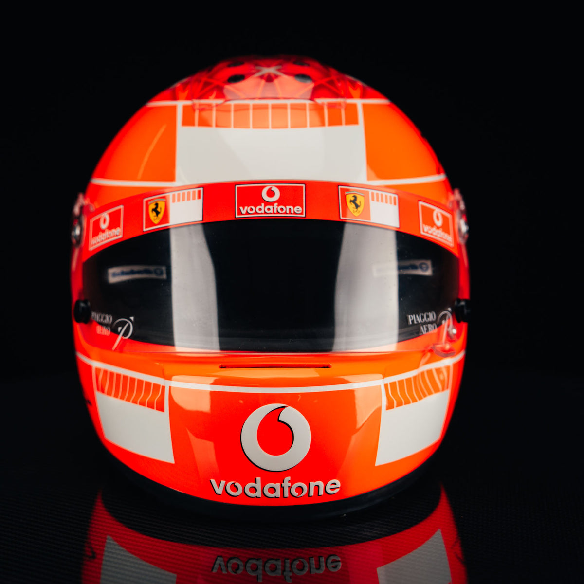 The Austin Auction LOT 025 - Michael Schumacher Signed 2006 Ferrari-Design Replica Helmet – Limited Edition 017/150