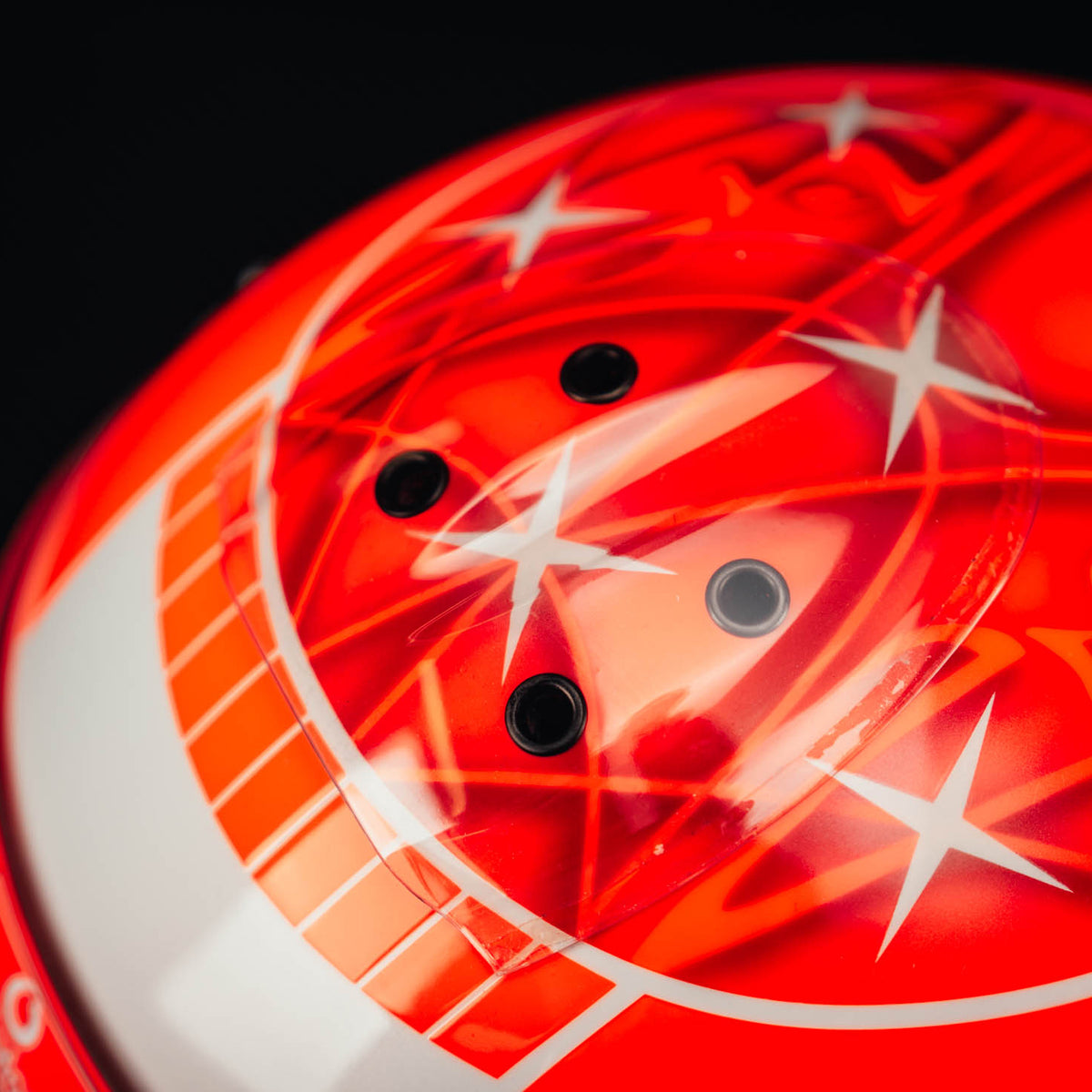 The Austin Auction LOT 025 - Michael Schumacher Signed 2006 Ferrari-Design Replica Helmet – Limited Edition 017/150