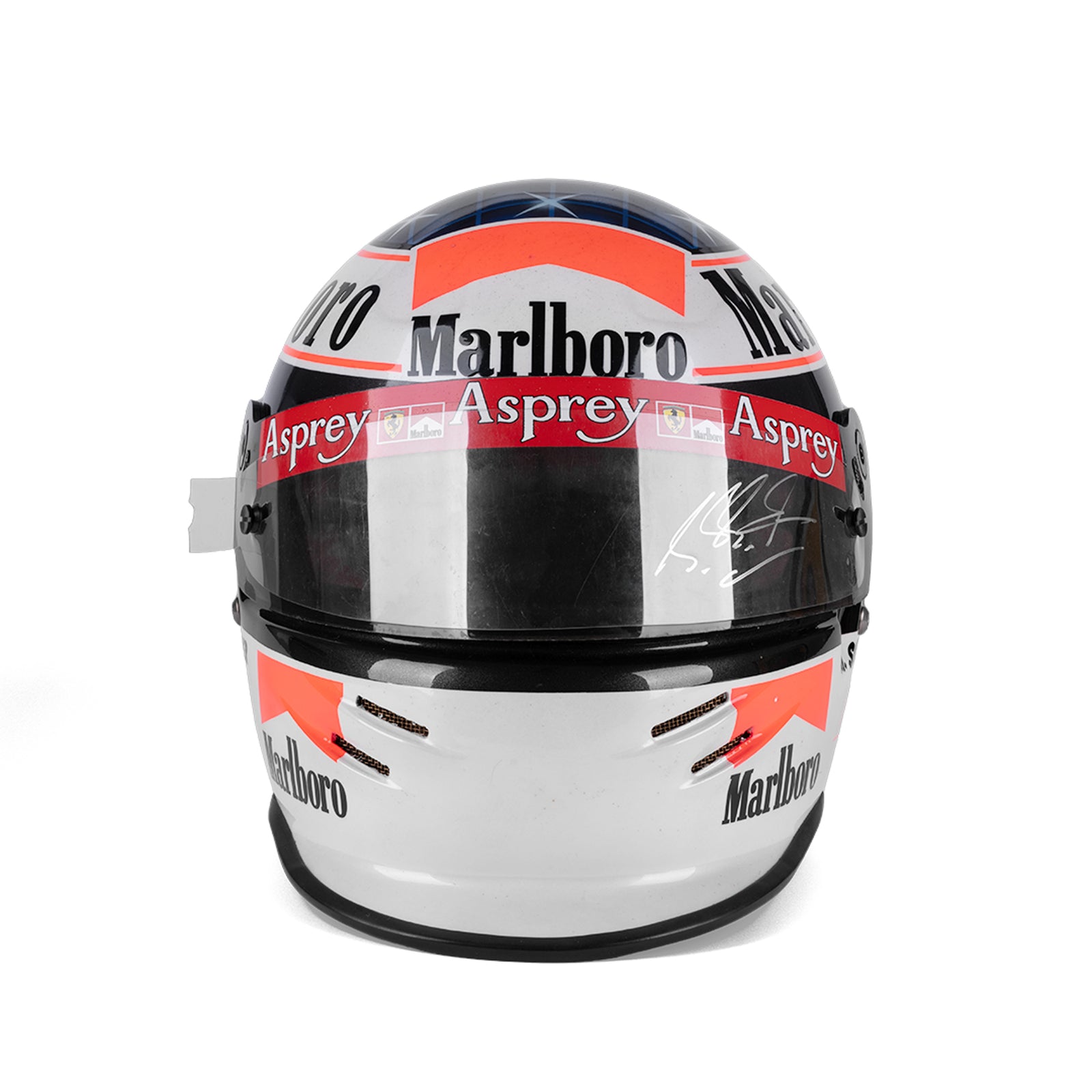 LOT 507 - Michael Schumacher 1998 Barcelona Grand Prix Used Ferrari Helmet