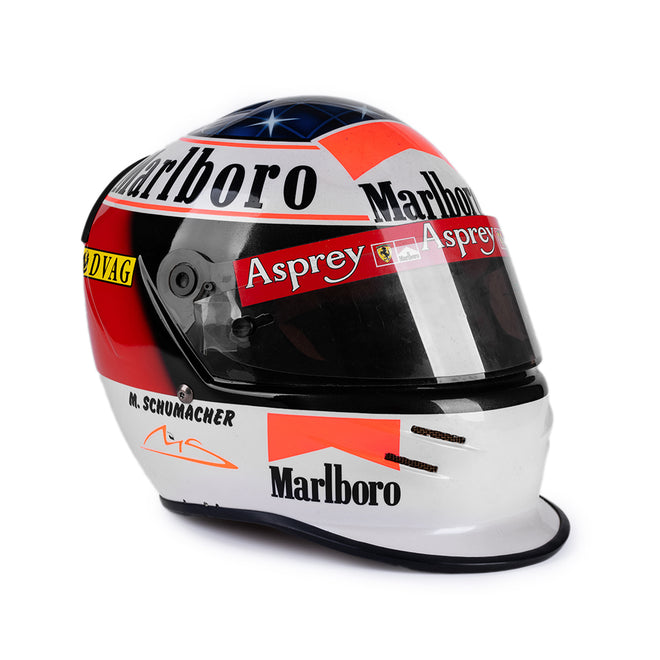LOT 514 - Michael Schumacher 1998 Barcelona Grand Prix Used Ferrari Helmet