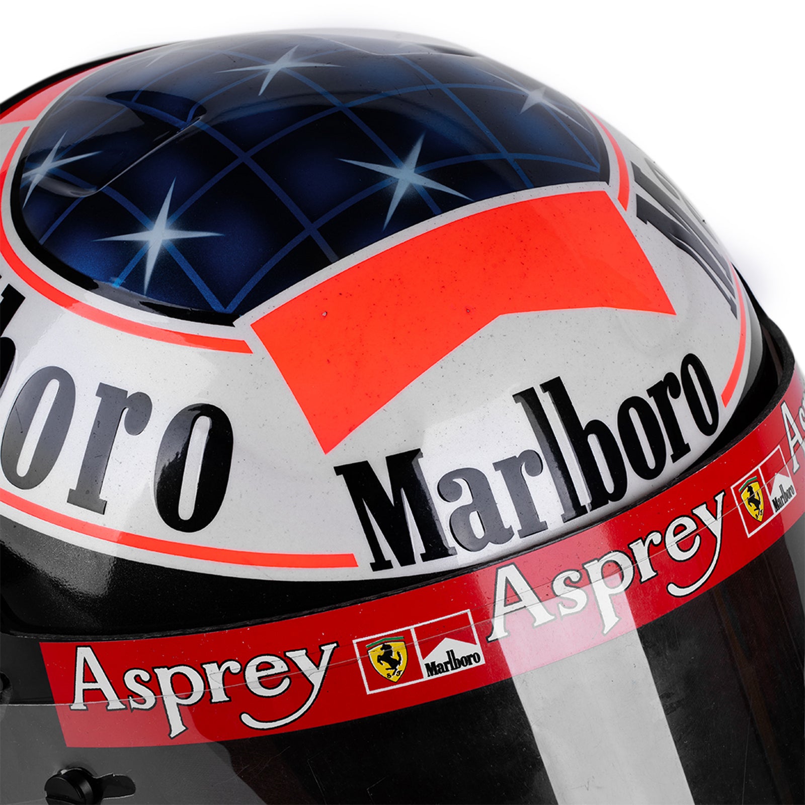 LOT 507 - Michael Schumacher 1998 Barcelona Grand Prix Used Ferrari Helmet