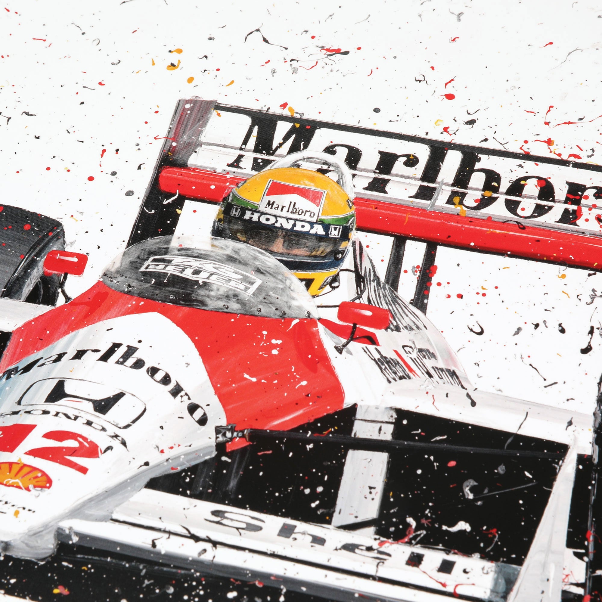 Ayrton Senna 1988 Print – David Johnson