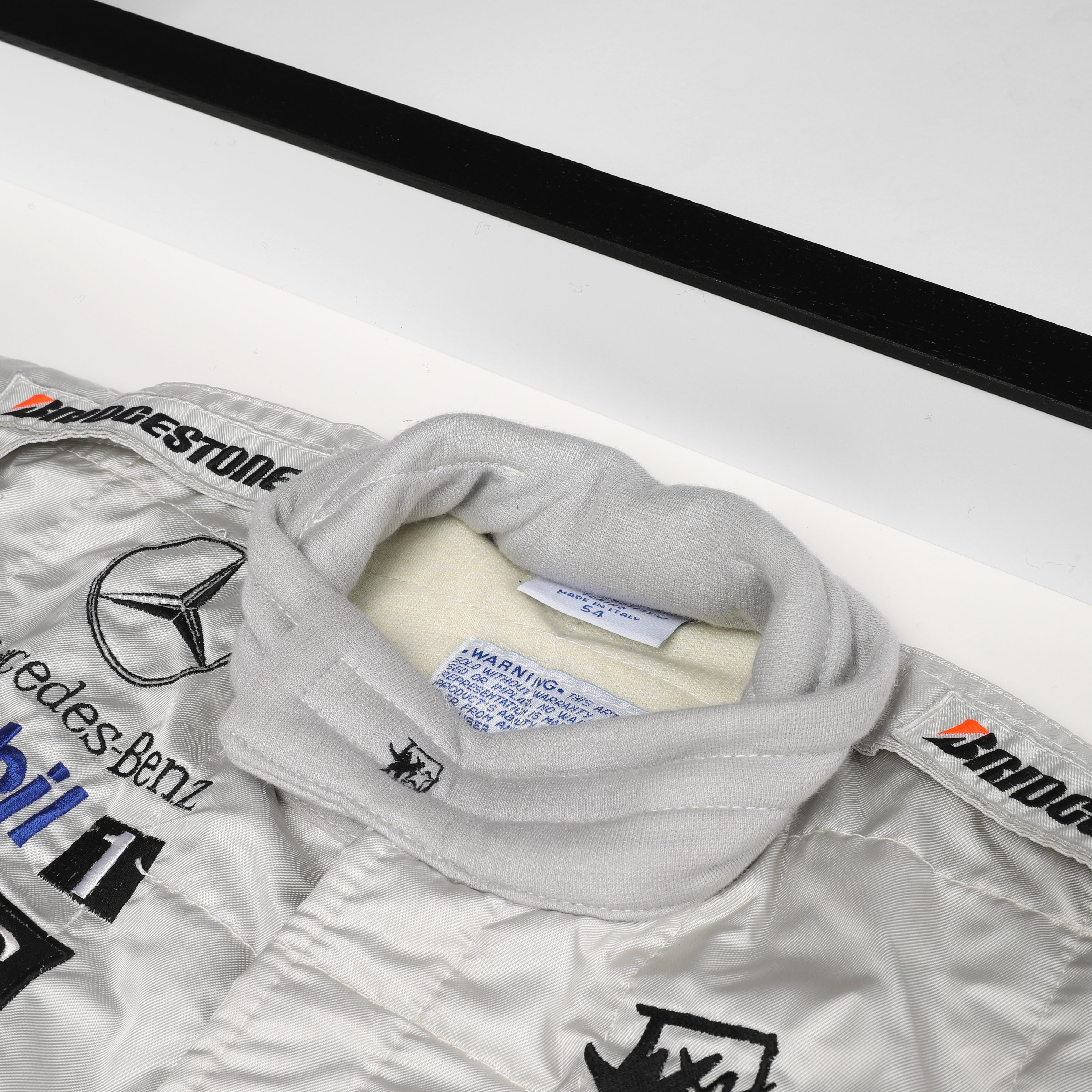 David Coulthard 1998 McLaren F1 Team Replica Race Suit with Mirror Man, Computer Associates & Schweppes Branding