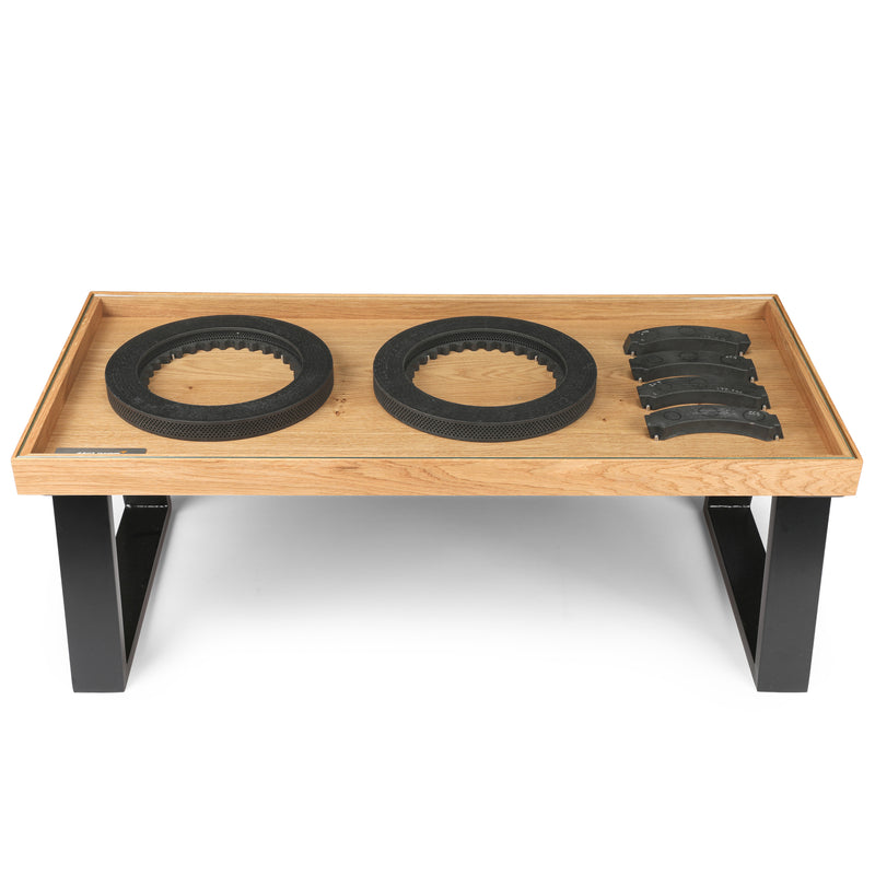 Lando Norris 2022 Race Used McLaren F1 Team Brake Disc & Pad Coffee Table - San Marino GP