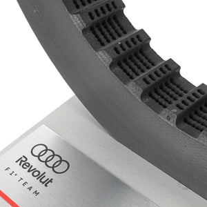 Audi Revolut F1® Team 2026 Dual-Signed Race-Used Front Brake Disc Display