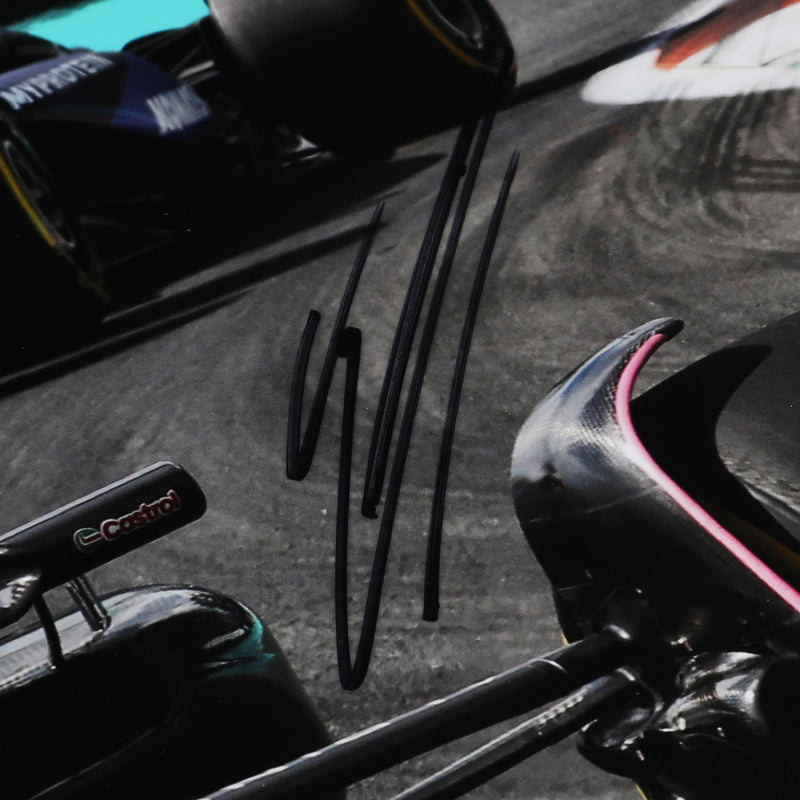 Esteban Ocon 2024 Signed Print – Miami GP