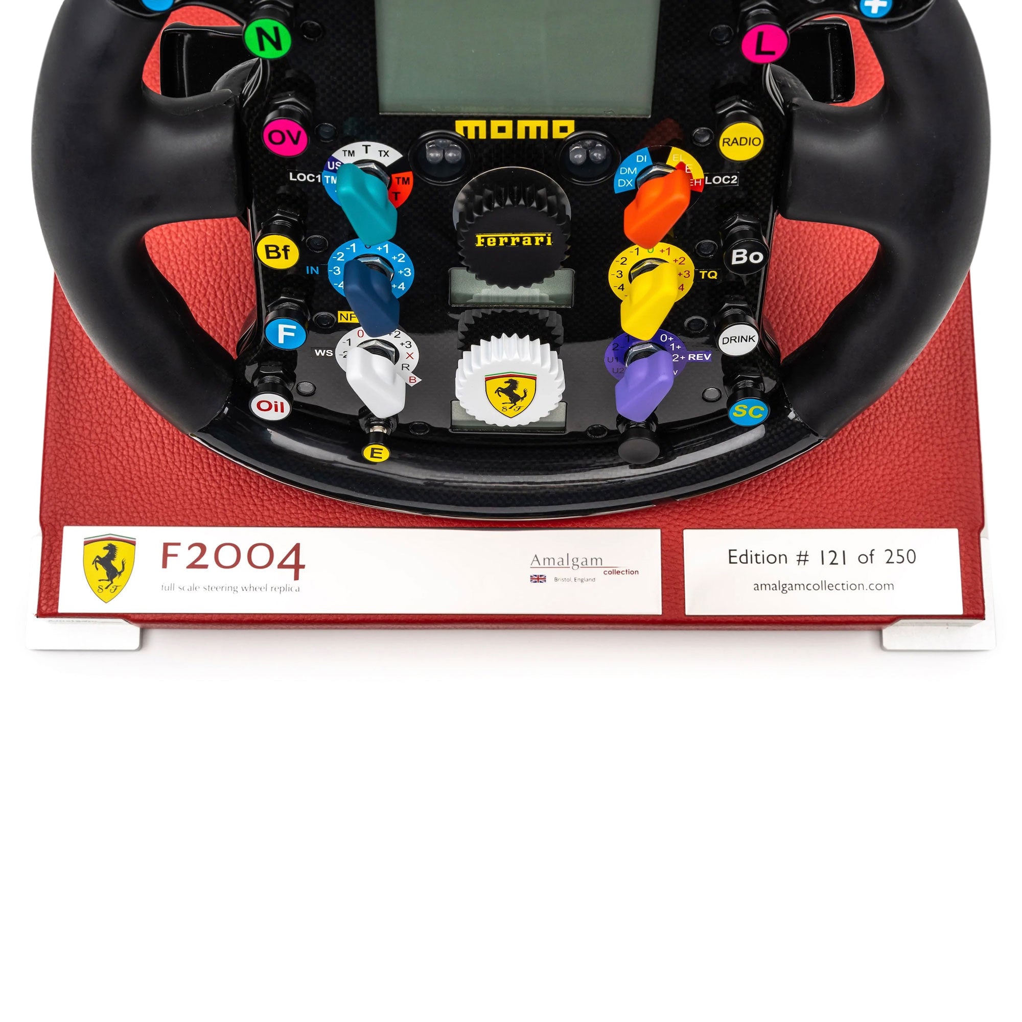 Ferrari F2004 (2004) 1:1 Scale Model Steering Wheel – Amalgam Collection