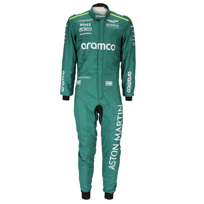 Felipe Drugovich 2024 Aston Martin Aramco F1 Team suit authentic Formula 1 motorsport memorabilia