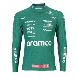 Felipe Drugovich 2025 Aston Martin Aramco F1® Team Grand Prix-used Nomex, authentic Formula 1 race-worn memorabilia and premium collector display