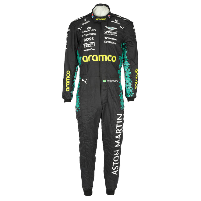 Felipe Drugovich 2025 Aston Martin Aramco Team Suit – US GP