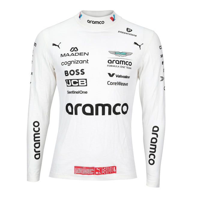Auction LOT 038 - Felipe Drugovich 2025 Aston Martin Aramco F1® Team Grand Prix Used Nomex