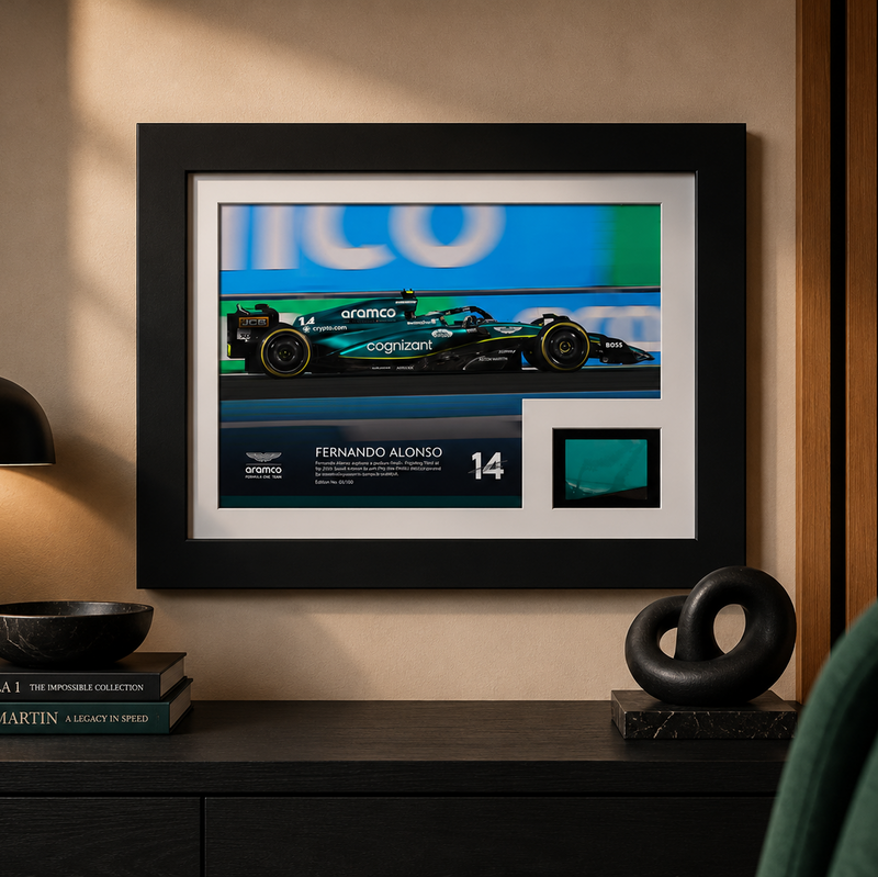 Limited Edition Fernando Alonso 2023 '100th Podium' Bodywork & Photo - Saudi Arabian GP