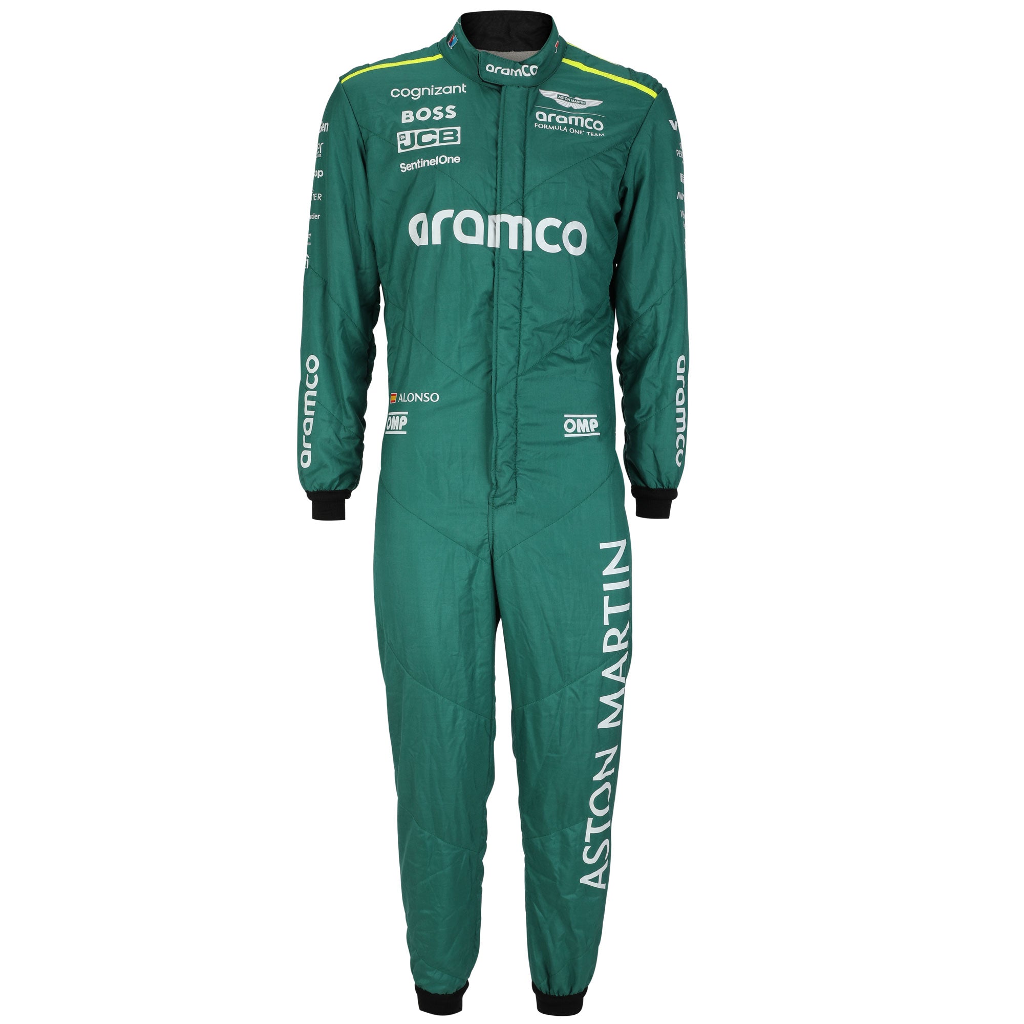 Fernando Alonso 2024 Aston Martin Aramco F1 Team Grand Prix Used Suit - Monaco GP