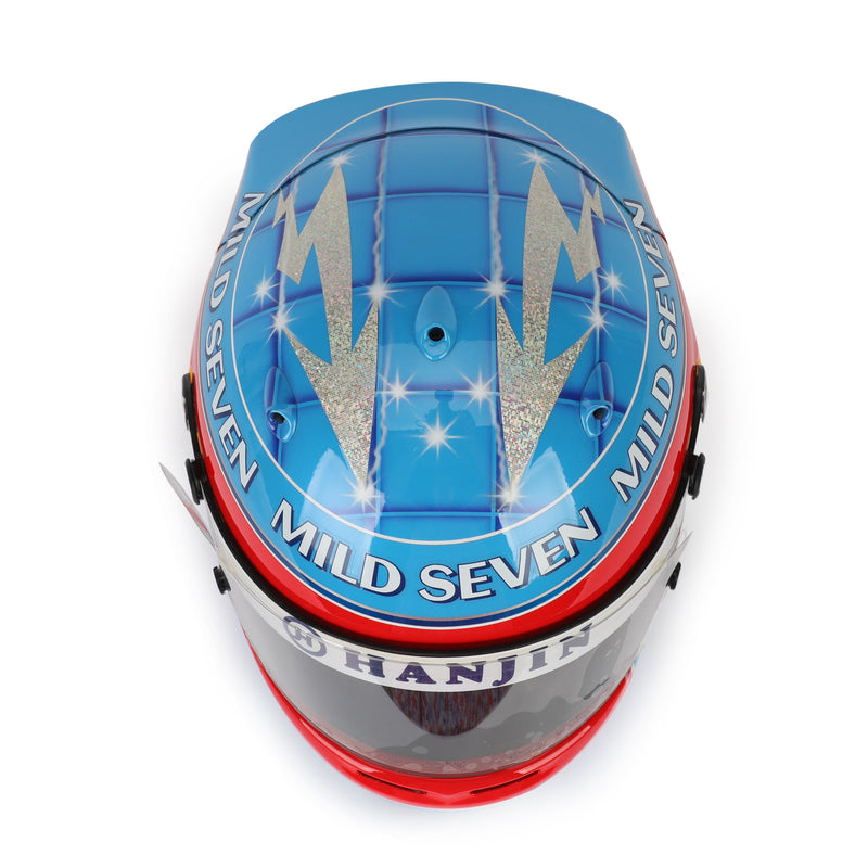 LOT 137 - Fernando Alonso 2003 Mild Seven Renault F1 Team Official Replica Helmet With Race-Used Visor