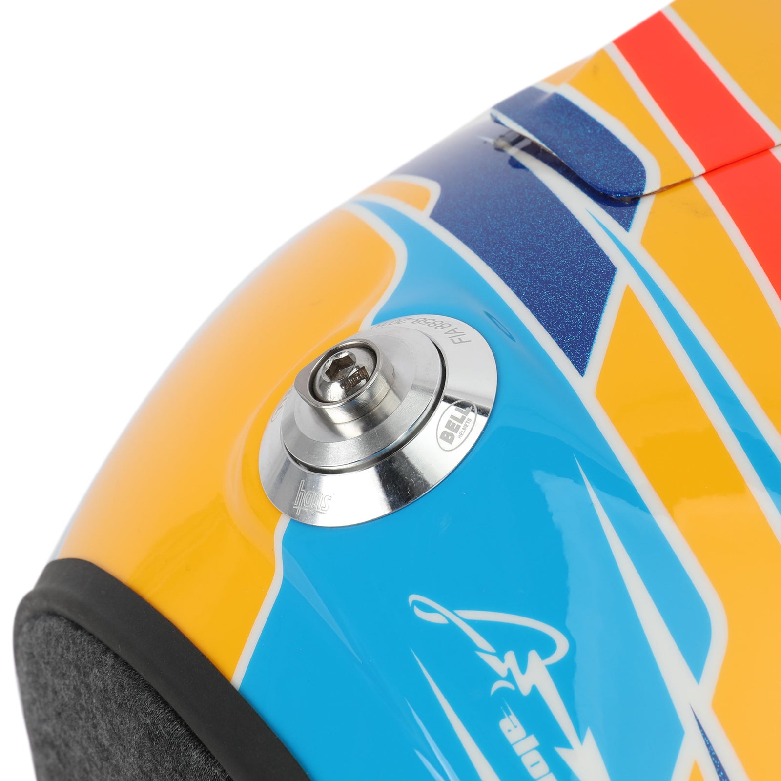 LOT 634 - Fernando Alonso 2017 Replica Helmet