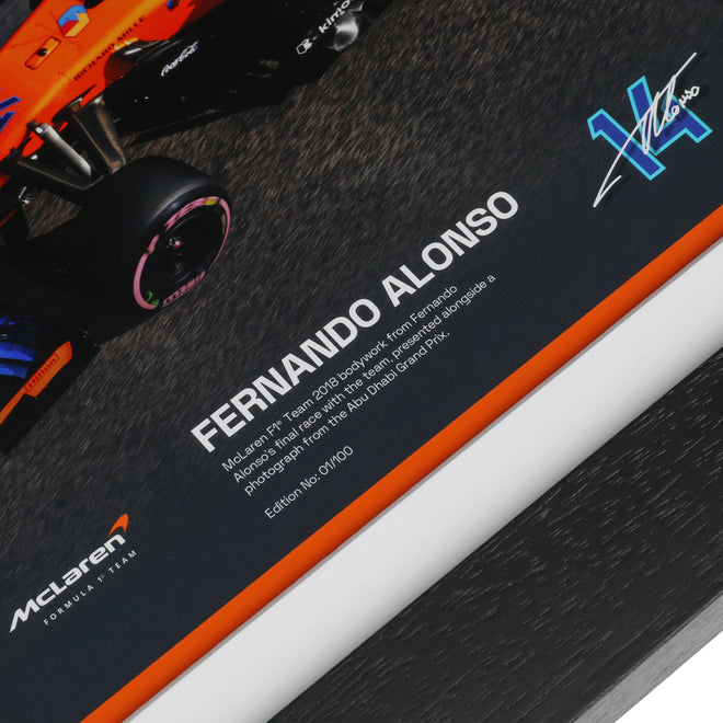 Fernando Alonso 2018 McLaren Bodywork and Photo