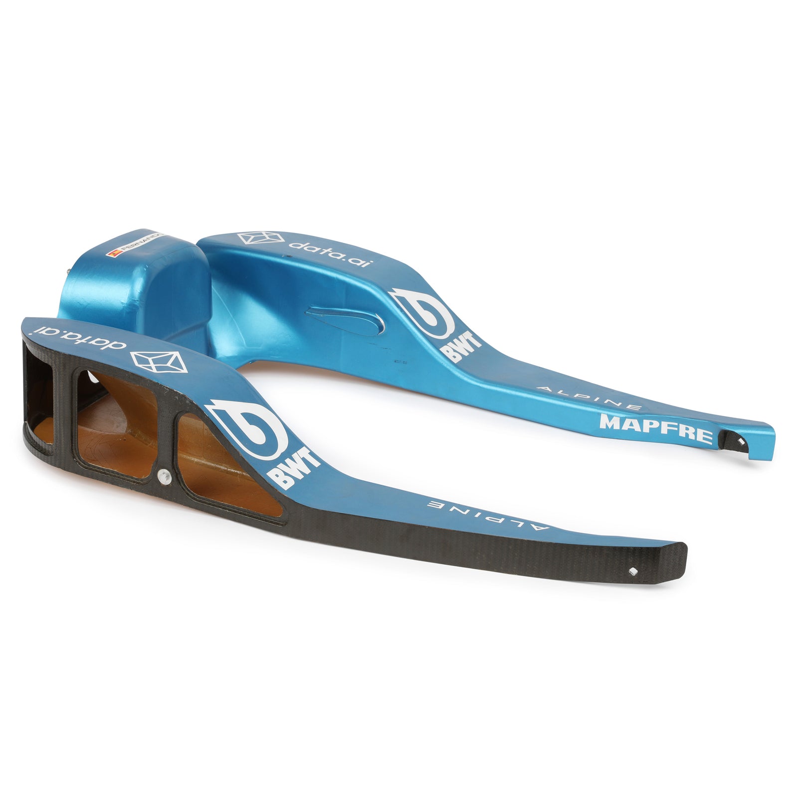 Fernando Alonso 2022 Alpine Headrest Assembly - Grand Prix Used