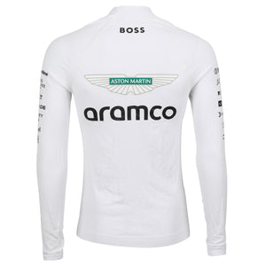 LOT 430 - Fernando Alonso Un-Signed 2024 Aston Martin Aramco Formula One Team Grand Prix Used Nomex - White