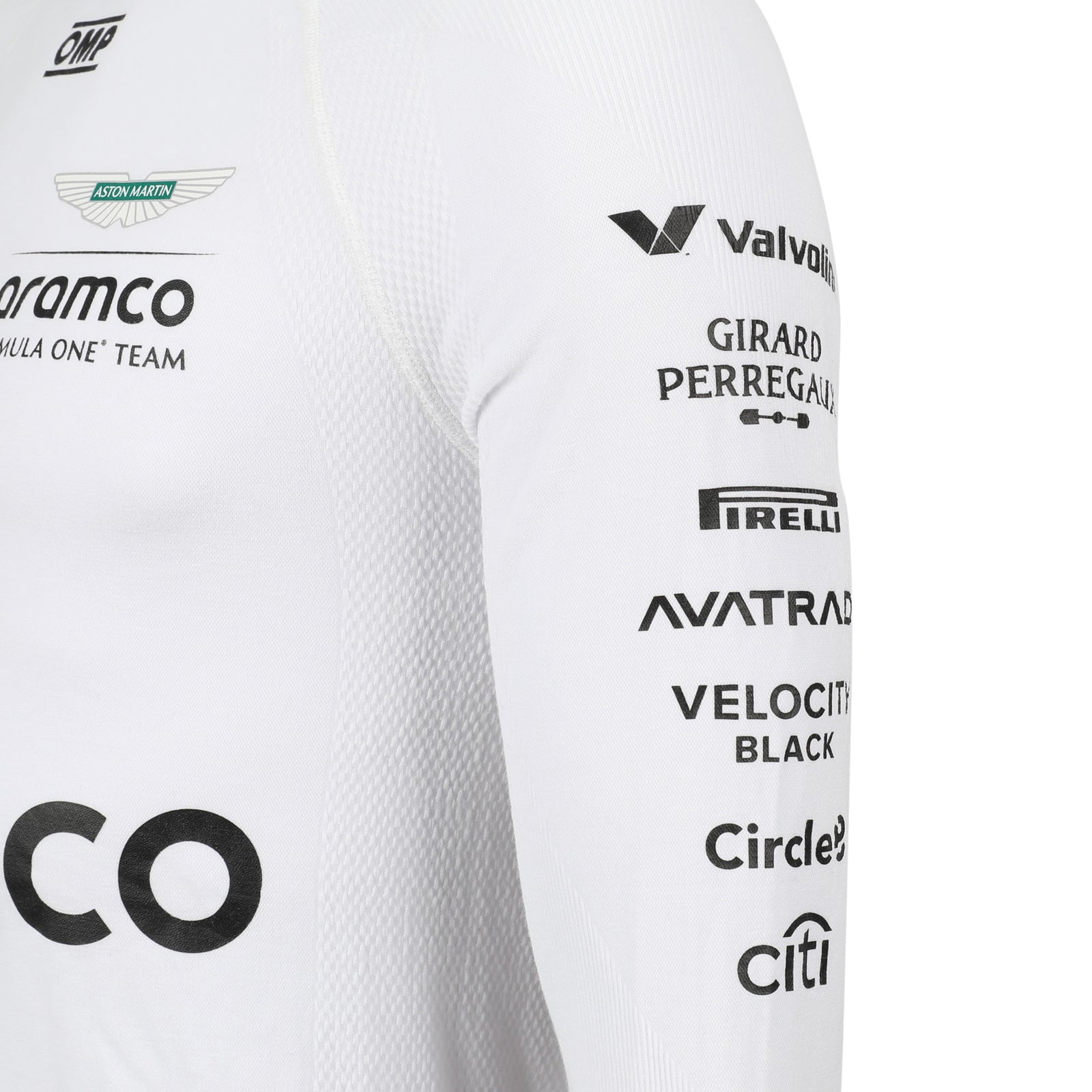 LOT 275 - Fernando Alonso Un-Signed 2024 Aston Martin Aramco Formula One Team Grand Prix Used Nomex - White