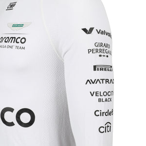 LOT 430 - Fernando Alonso Un-Signed 2024 Aston Martin Aramco Formula One Team Grand Prix Used Nomex - White