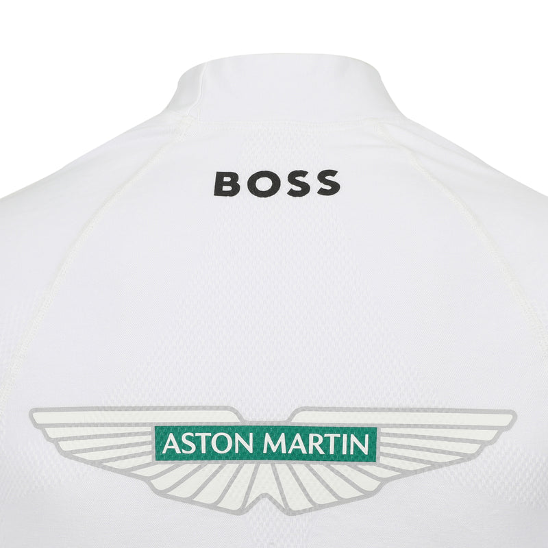 LOT 430 - Fernando Alonso Un-Signed 2024 Aston Martin Aramco Formula One Team Grand Prix Used Nomex - White