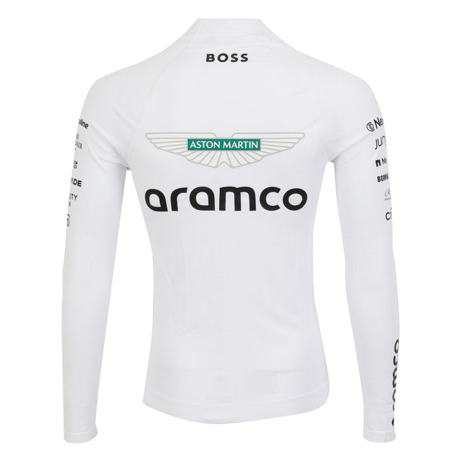 Aston Martin Aramco Formula One Team Fernando Alonso 2024 race spec Nomex top collector display piece
