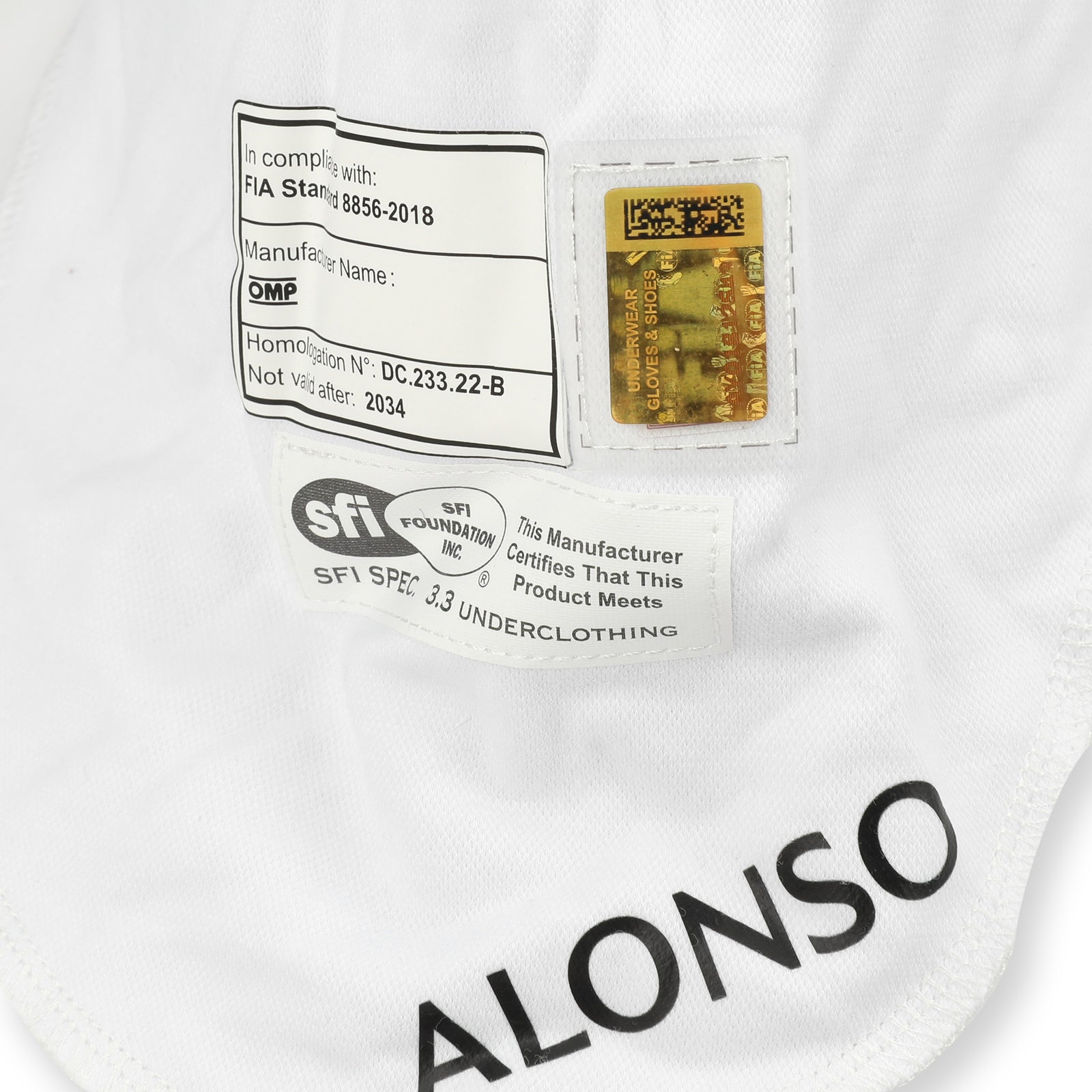 Auction LOT 070 - Fernando Alonso 2024 Aston Martin Aramco Formula One Team Balaclava – Japanese GP