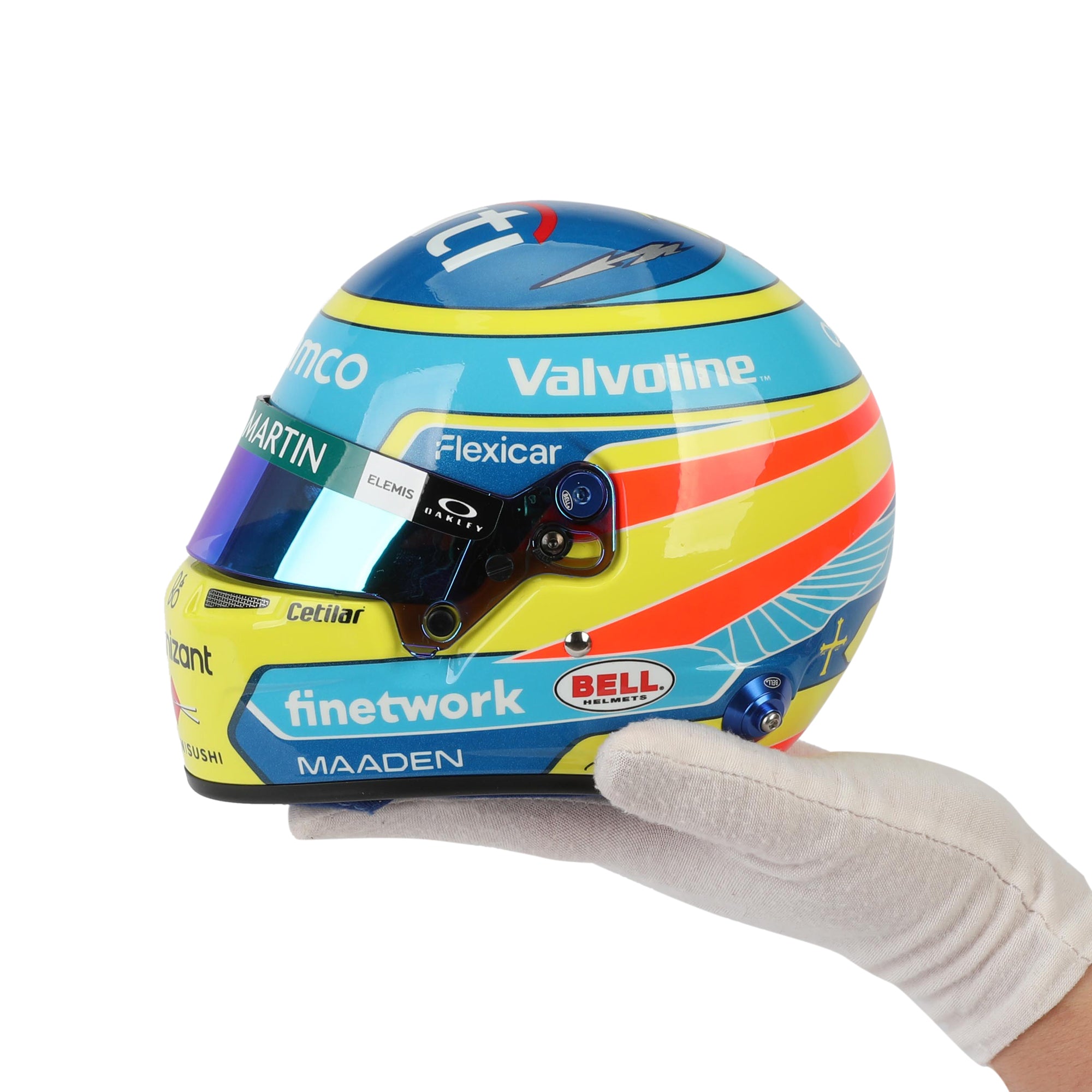 Fernando Alonso 2025 1:2 Scale Helmet | Official F1® Memorabilia